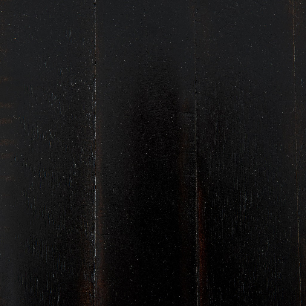 Burnished Black Rustic Wood Large Media with Doors Zin Home