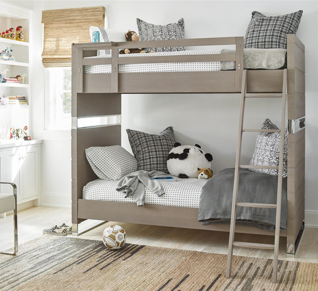 Grayson Modern Kids Twin over Twin Bunk Bed Zin Home