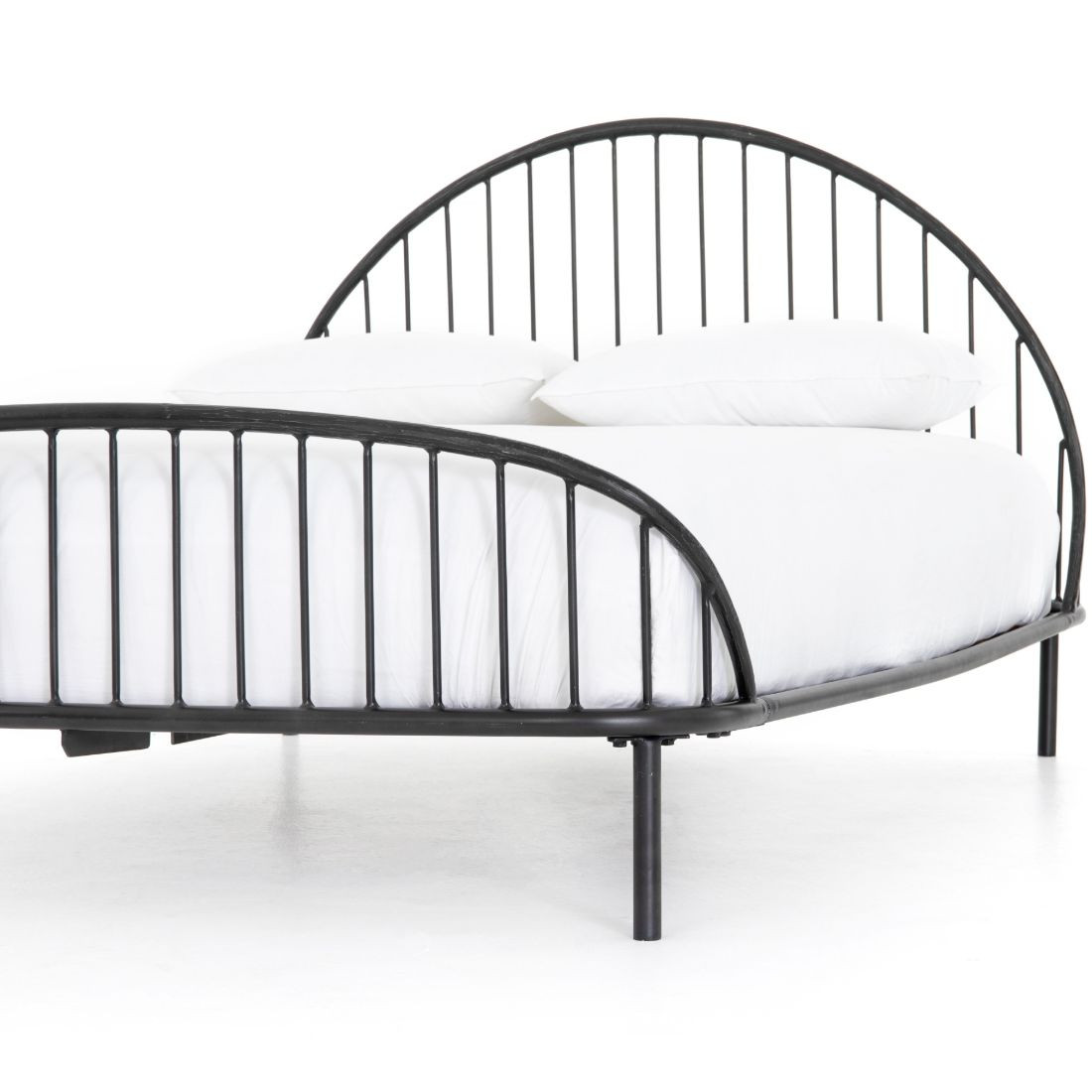 Waverly Queen Iron Platform Bed Zin Home