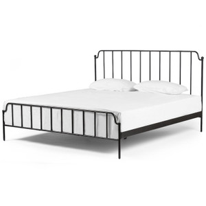 Zara Midnight Iron King Bed