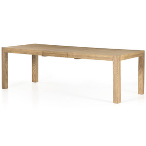Zuma Dune Ash Extension Dining Table 74"-94"