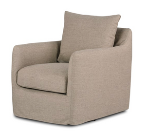 Banks Alcala Taupe Swivel Chair