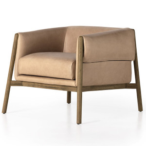 Idris Palermo Nude Leather Chair