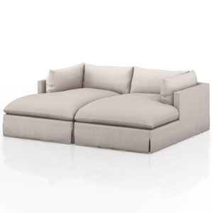 Habitat Bennett Moon Double Chaise Sectional 87''