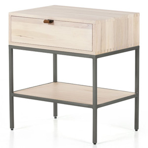 Trey Dove Poplar 1 Drawer Nightstand