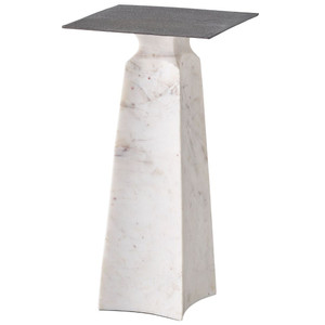 Curated Figuration Side Table W Marble Base