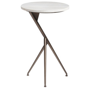 Curated Oslo Round End Table
