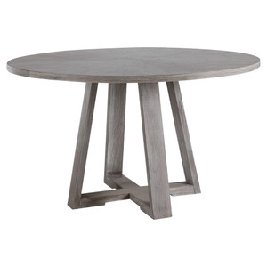 Gidran Grey Oak Round Dining Table 52"