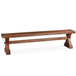 Aspen Trestle Bench  in Earth 82"