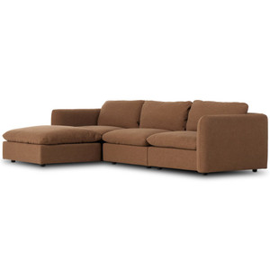 Ingel 3-Piece Sectional With Ottoman 115"