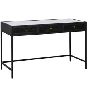 Alaina Iron and Marble Writing Desk 48"