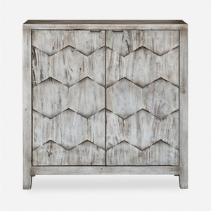 Catori Smoked Ivory Console Cabinet