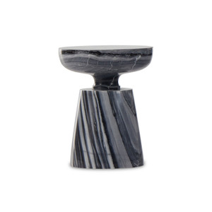 Rowe End Table 14" - Ebony Marble Solid