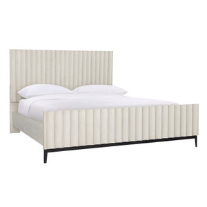 Alanza Bed East King in Light Grey