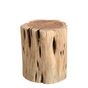 Brooks Solid Wood Stump - Teak