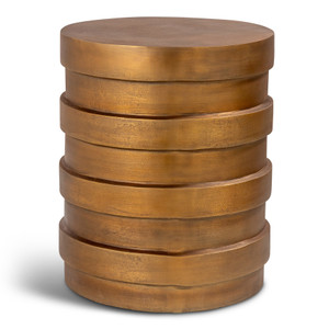 Elements Turin - Accent Stool - Vintage Copper