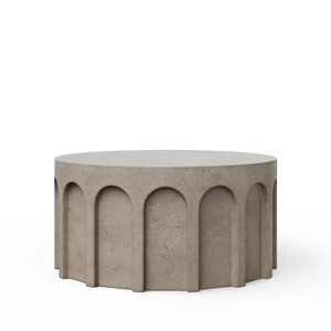 Mixx Atlas Round Coffee Table - Dark Grey