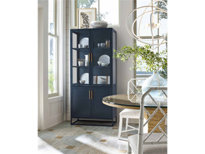 Getaway Coastal Living Home Collection Santorini Tall Metal Kitchen Cabinet