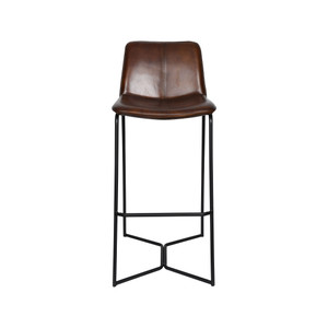 Essex Morgan 18" Bar Chair in Hand Washed Chestnut