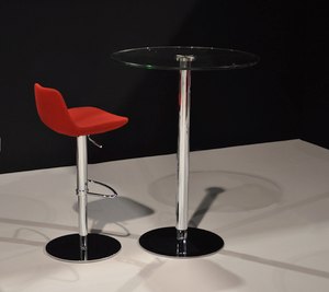 Lady Table with Glass Top
