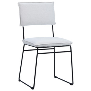 Sabina Dining Chair White Set of 2 19"