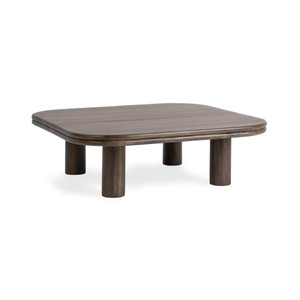 Miranda Square Coffee Table - Cocoa Brown