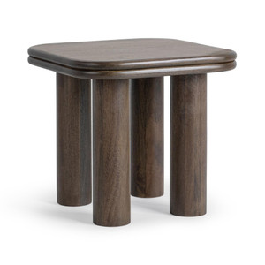 Miranda End Table - Cocoa Brown