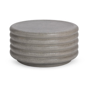Reva Dark Gray Outdoor Round Coffee Table