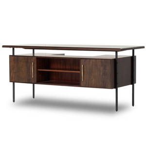 Lauren Reclaimed Wood Executive Desk