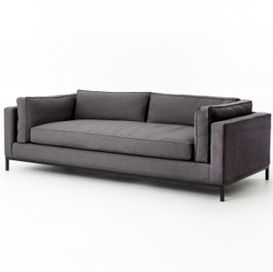 Grammercy Upholstered Modern Sofa - Charcoal