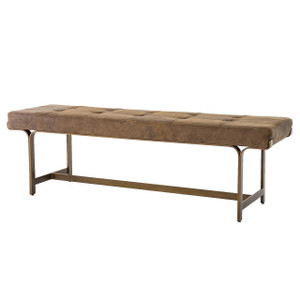 LINDY BENCH UMBER GREY