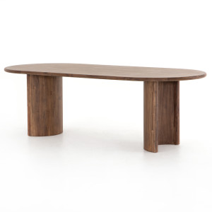 Paden Solid Wood Oval Dining Table 94"