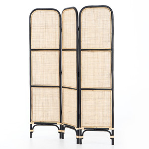 Sundara Woven Natural Rattan Screen Room Divider