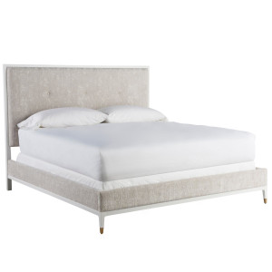 Theodora Champagne Upholstered King Bed
