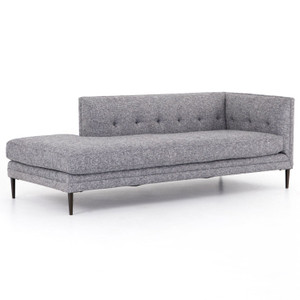 Kingsley Lyon Slate Sectional Right Arm Chaise