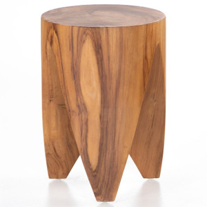 Petros Natural Teak Outdoor End Table