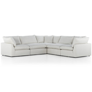 Stevie Anders Ivory 5-Piece Sectional