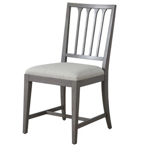 Past Forward Slat Back Side Chair