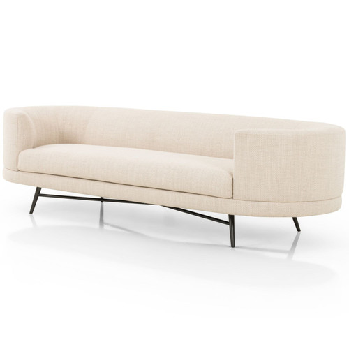 Carmela Irving Taupe Sofa 98"