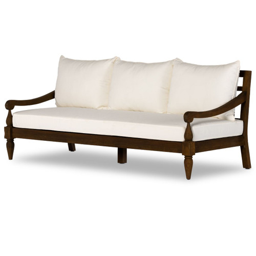 Alameda Teak Wood Outdoor Sofa 86" 