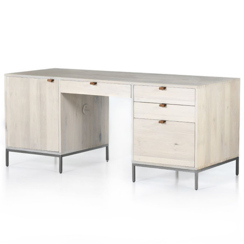 Trey Executive Desk 70"- Whitewash