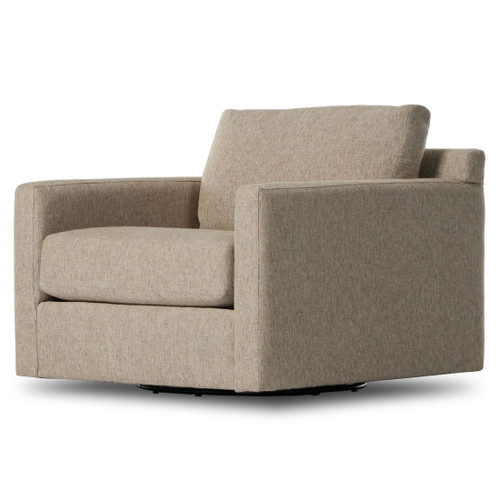 Hampton Sand Upholstered Swivel Chair