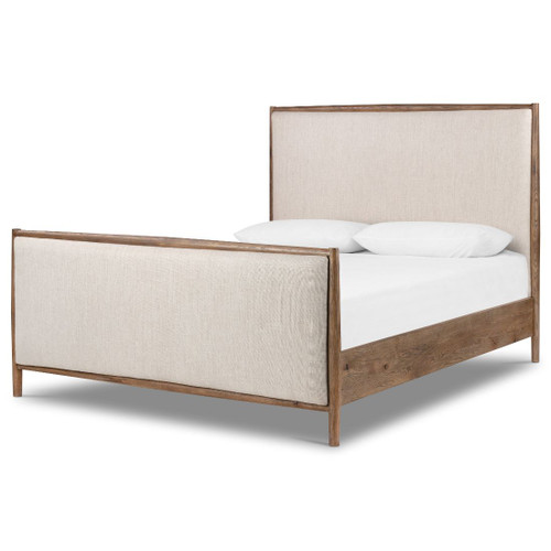 Glenview Weathered Oak King Platfrom Bed Zin Home