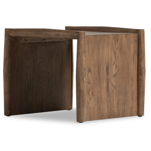 Glenview Weathered Oak Square End Table 20"