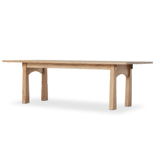 Clanton Solid Wood Modern Dining Table 96"