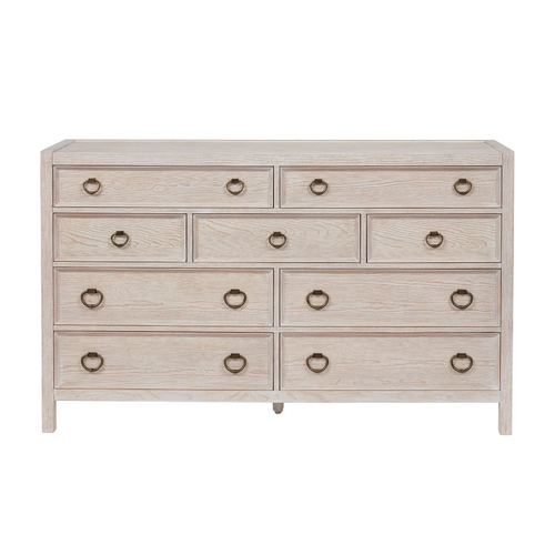 Universal Furniture Getaway Coastal Living Home Collection Getaway 9 Drawer Dresser