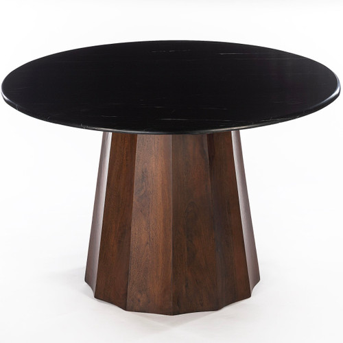 Willow 47" Black Marble Dining Table