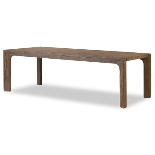 Henry Grey Reclaimed Oak Wood Dining Table 94"