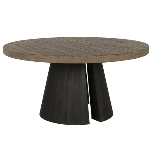 Madison 60" Round Reclaimed Wood Dining Table