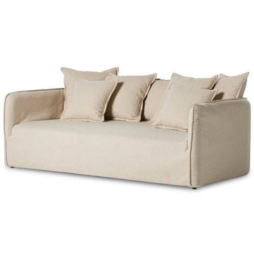 Lottie Antwerp Natural Slipcover Daybed Sofa 85"